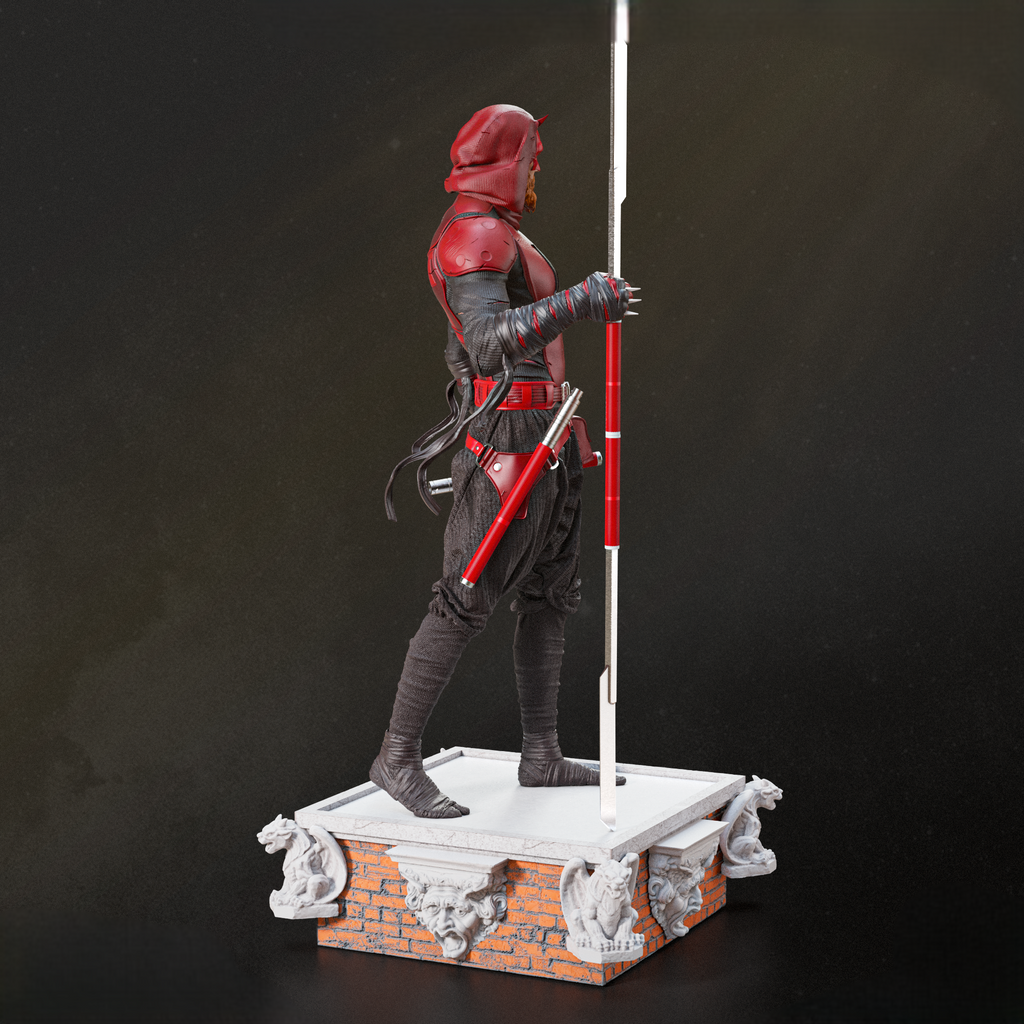 Black Window Figurine