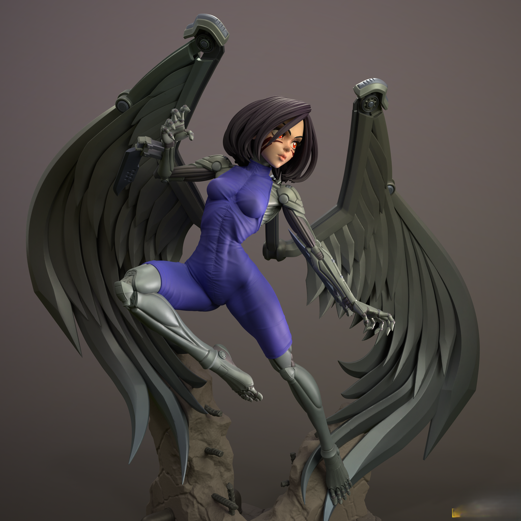 Figurine Alita - IR3D