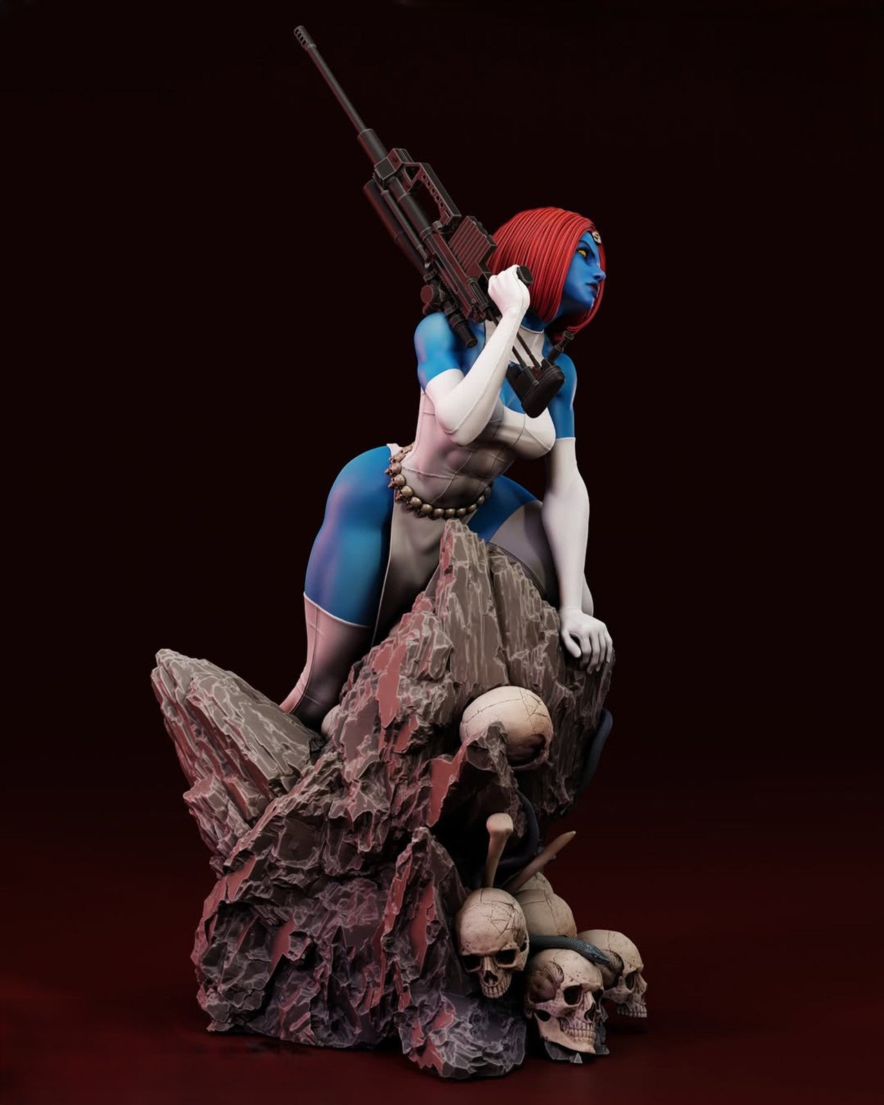 Figurine Mystique – X-Men | Statue de Collection en Résine IR3D