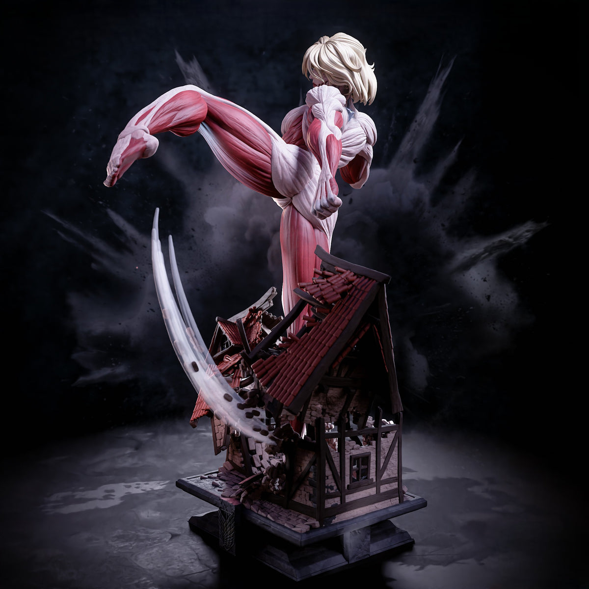 Figurine Titan Féminin Attack on Titan vue arrière