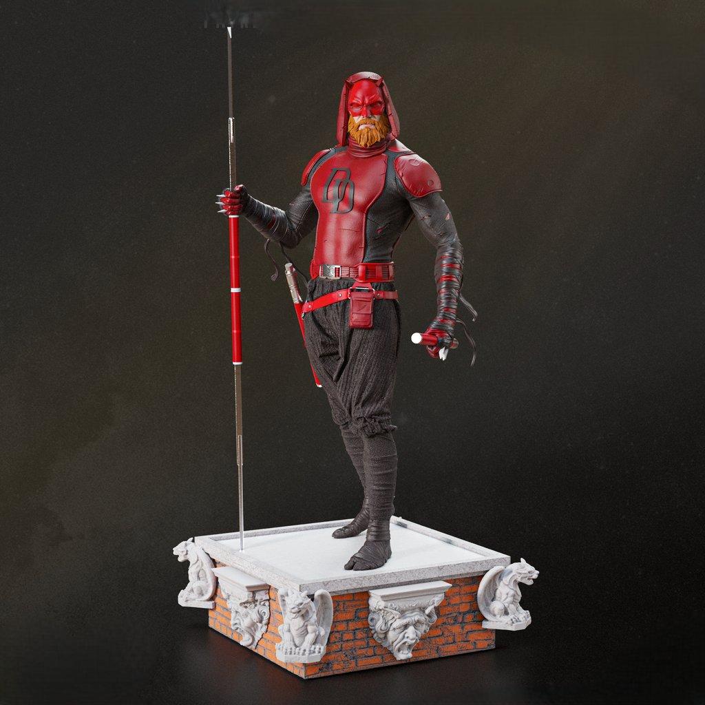 Black Window Figurine