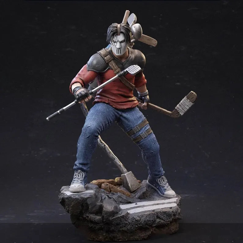 Figurine Casey Jones – Tortues Ninja – Statue Résine 3D Collector IR3D