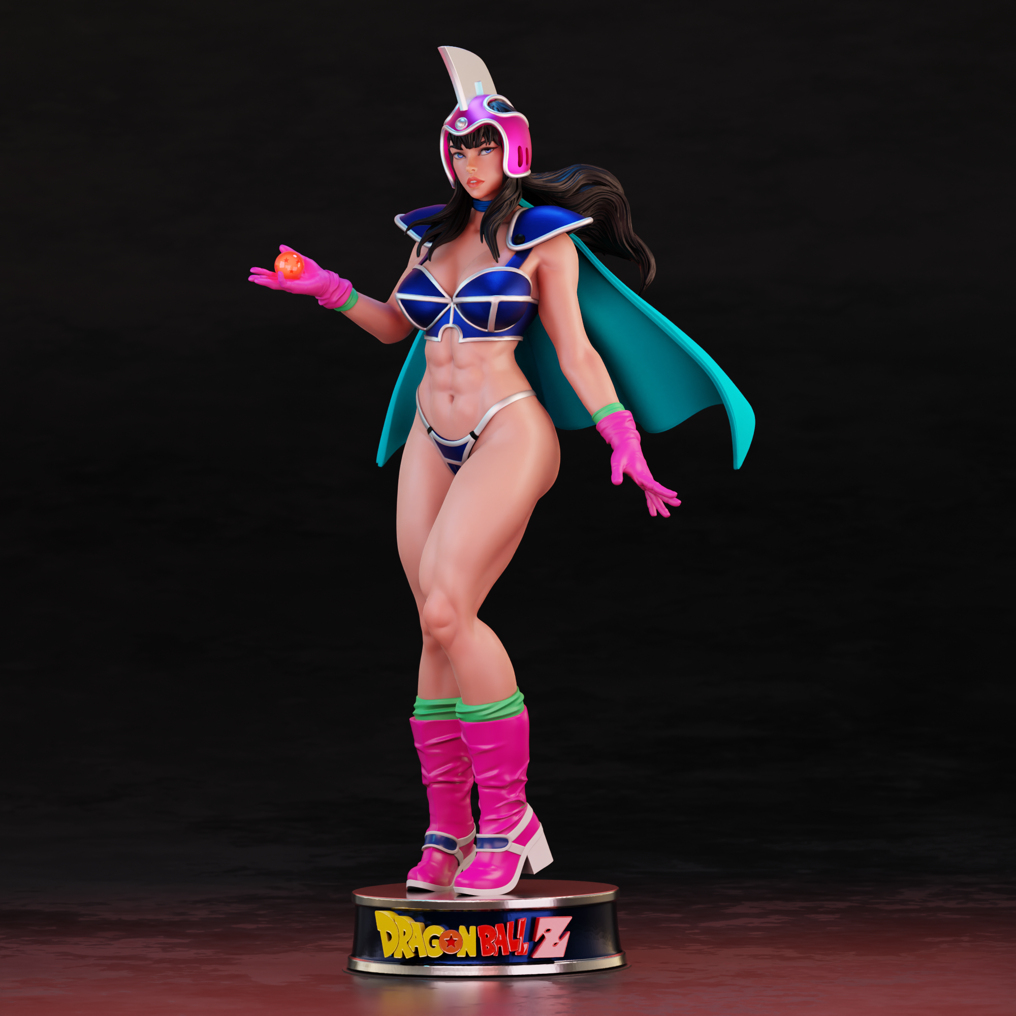 Black Window Figurine