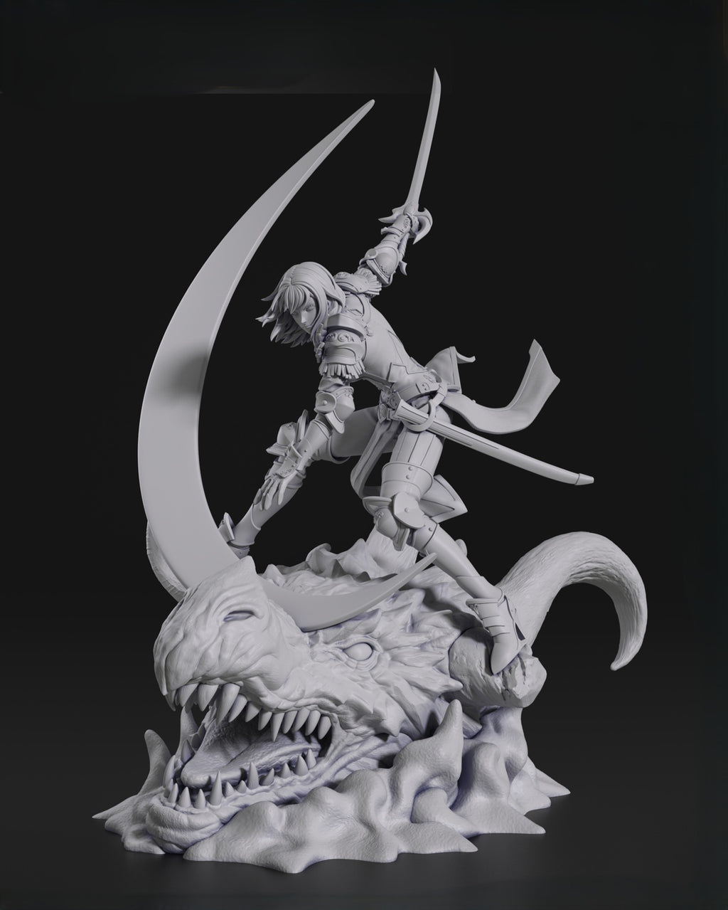 Fugurine Cha Hae-In - Solo Leveling - IR3D