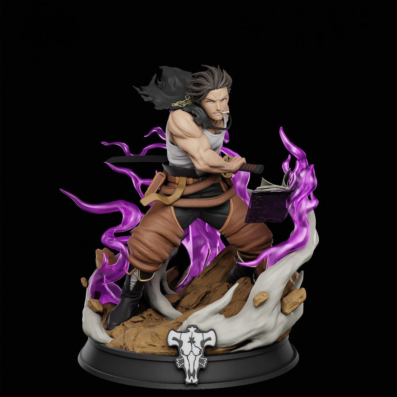 Figurine Yami Sukehiro Black Clover – Statue Résine Premium