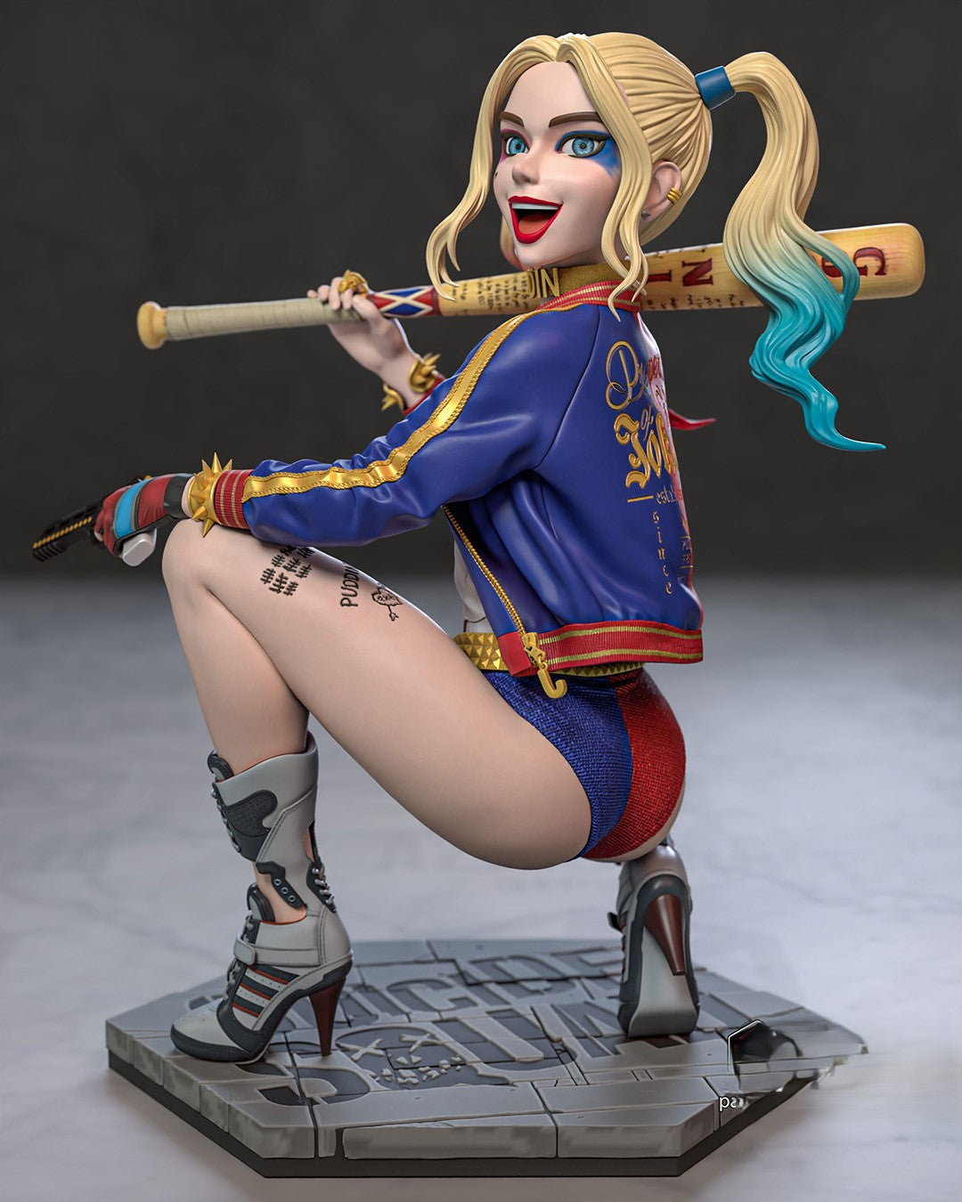 Black Window Figurine