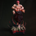 Figurine Ryomen Sukuna Jujutsu Kaisen en résine 3D avec socle de crânes
