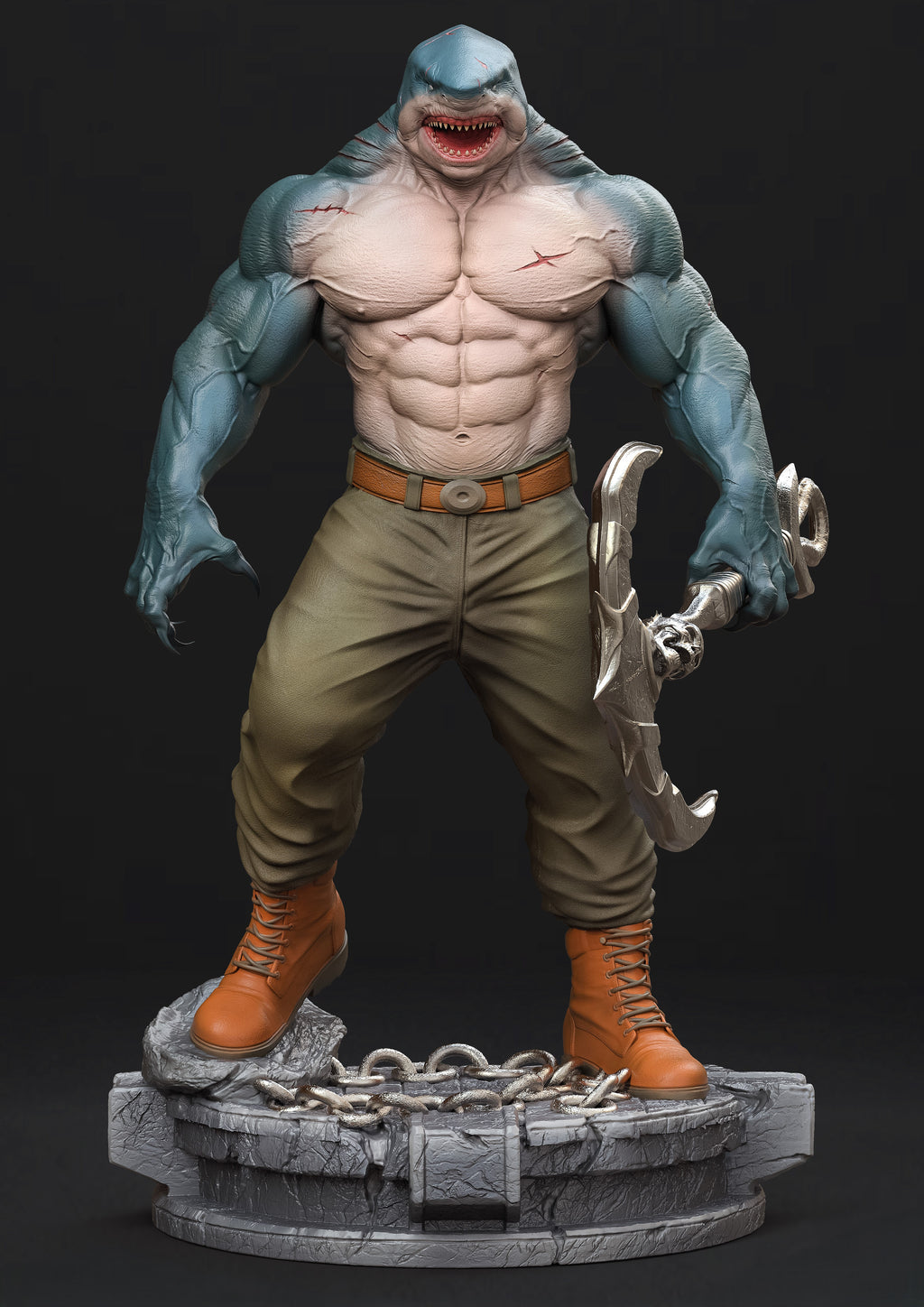 Black Window Figurine