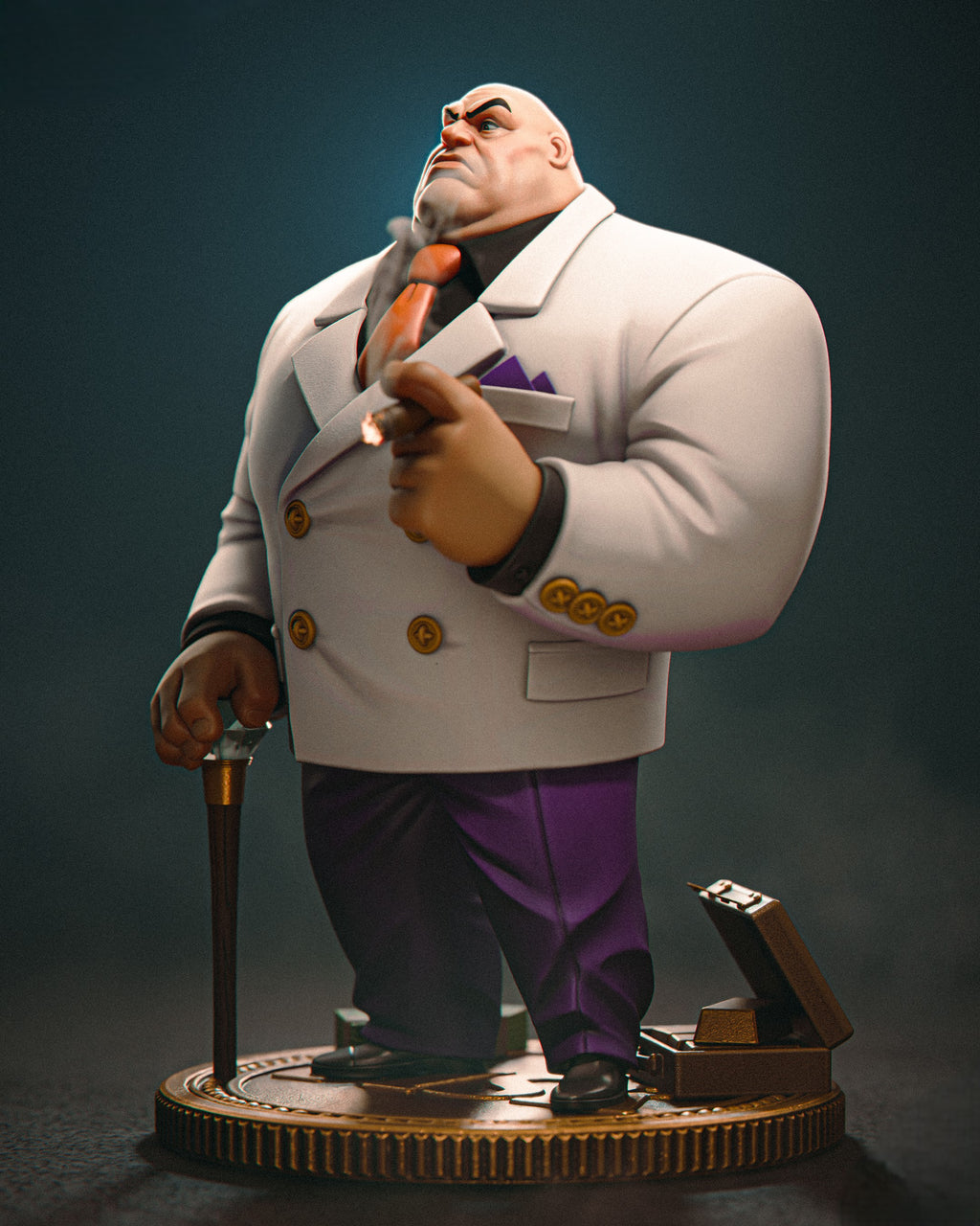 Black Window Figurine