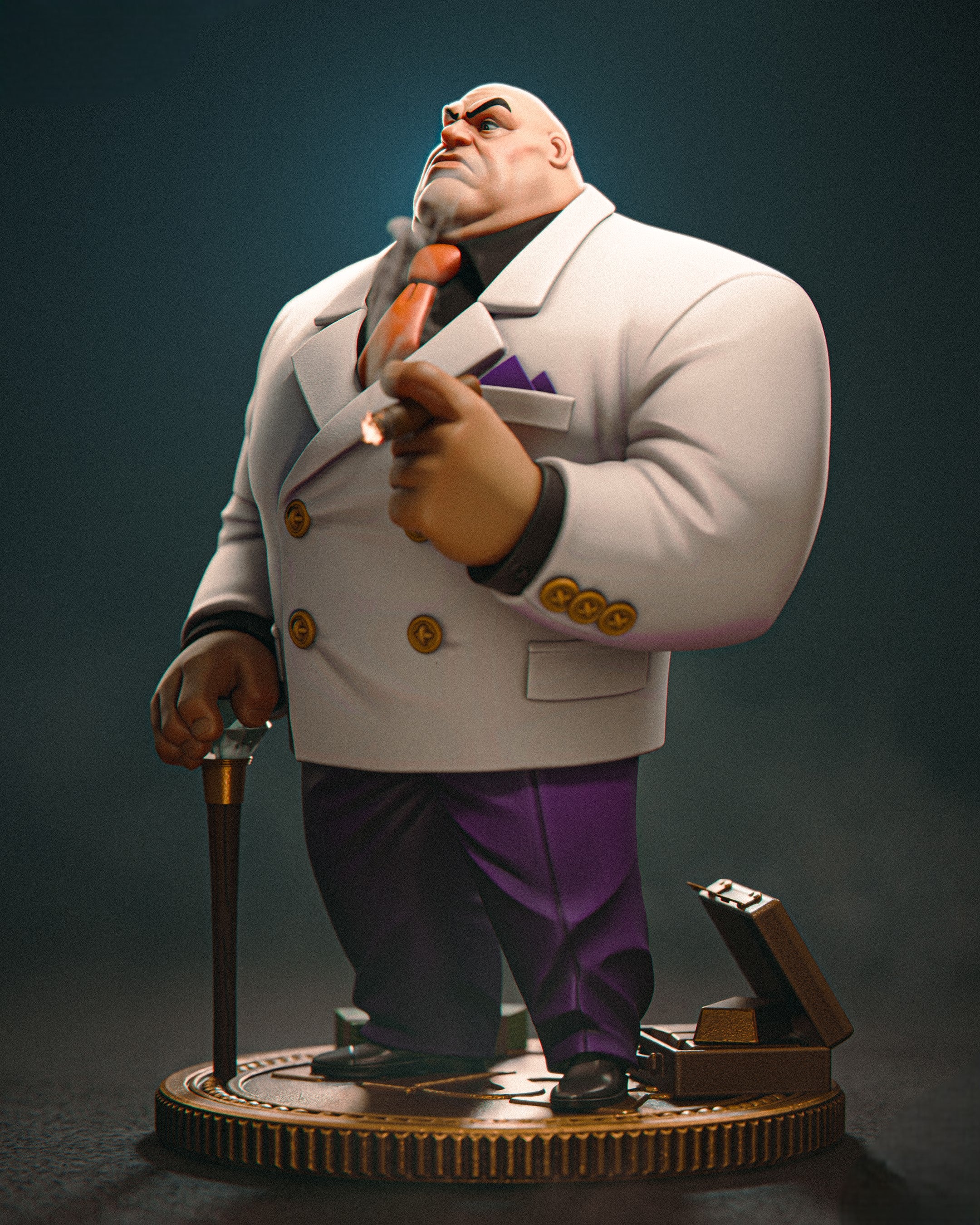 Black Window Figurine