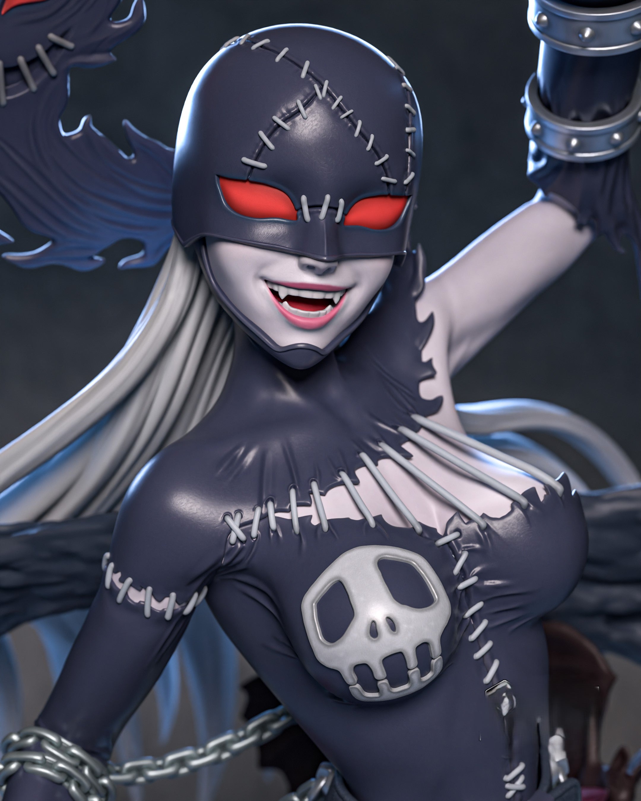 Figurine LadyDevimon – Statue Résine Dark Fantasy Premium