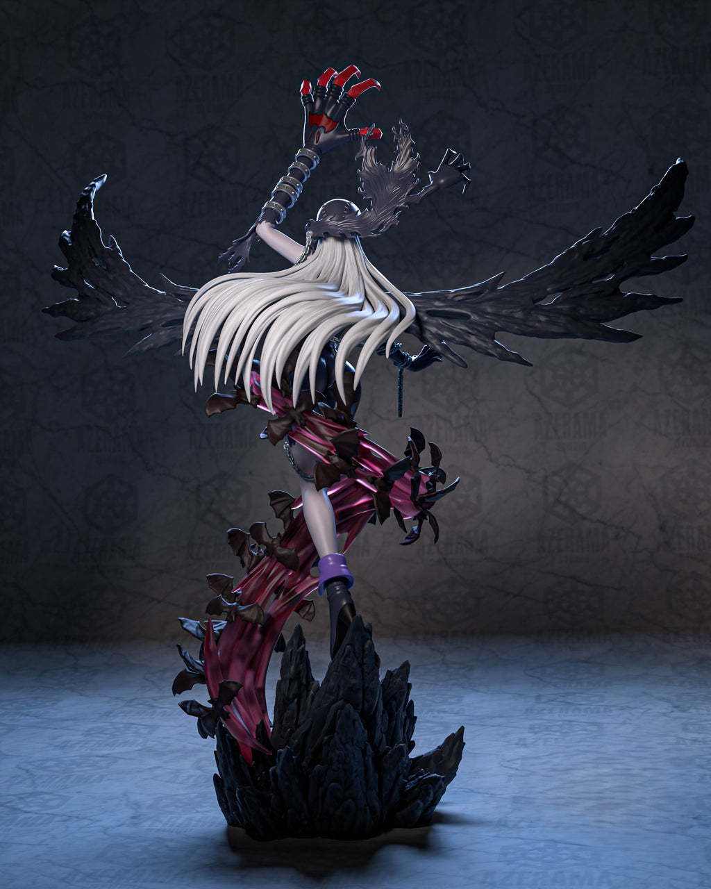 Figurine LadyDevimon – Statue Résine Dark Fantasy Premium