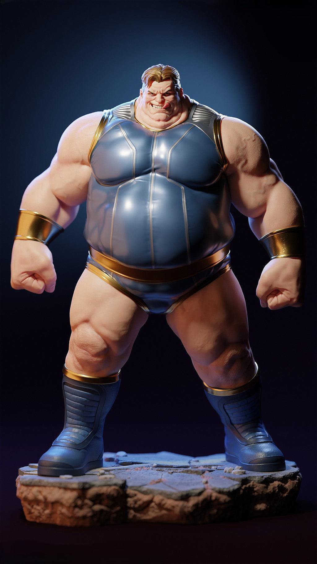 Figurine Le Blob – Marvel | Statue de Collection en Résine IR3D