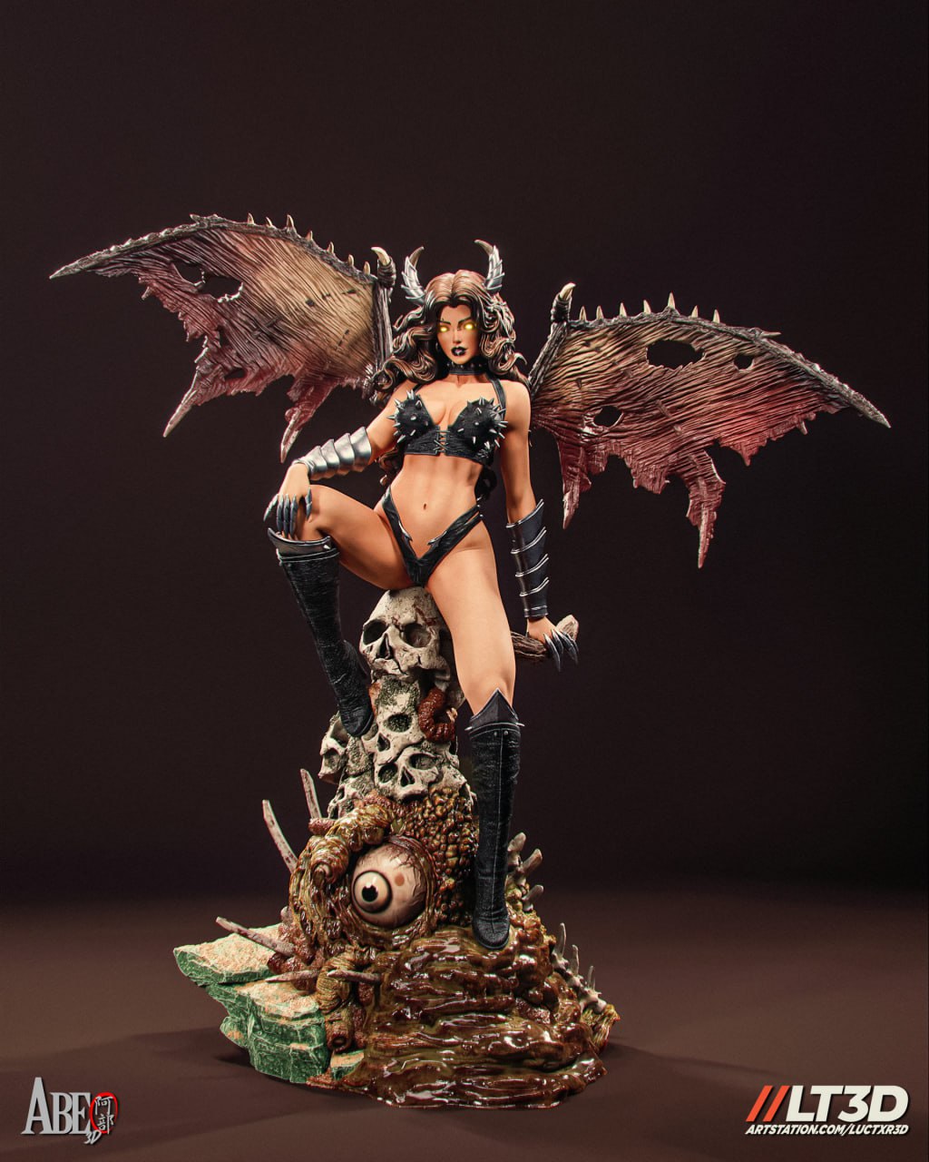 Black Window Figurine