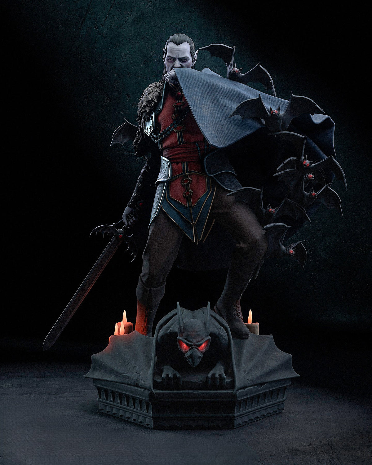 Figurine Strahd von Zarovich – vampire de Ravenloft en résine 3D