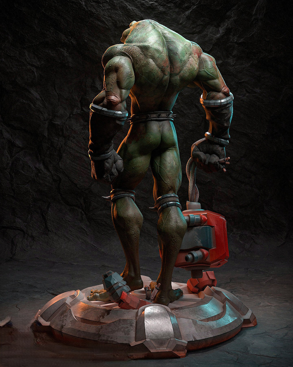 Figurine Zitz – Battletoads | Statue de Collection en Résine IR3D