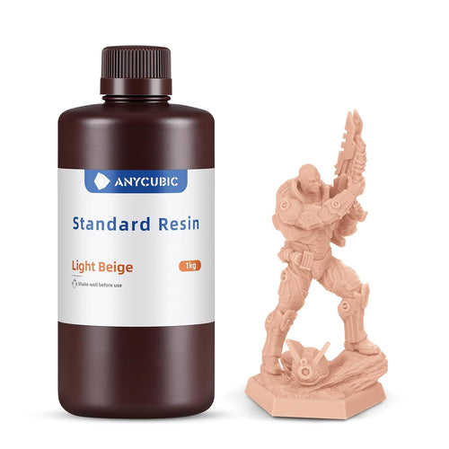ANYCUBIC Résine Imprimante 3D Standard UV 405nm 1kg - Beige - IR3D