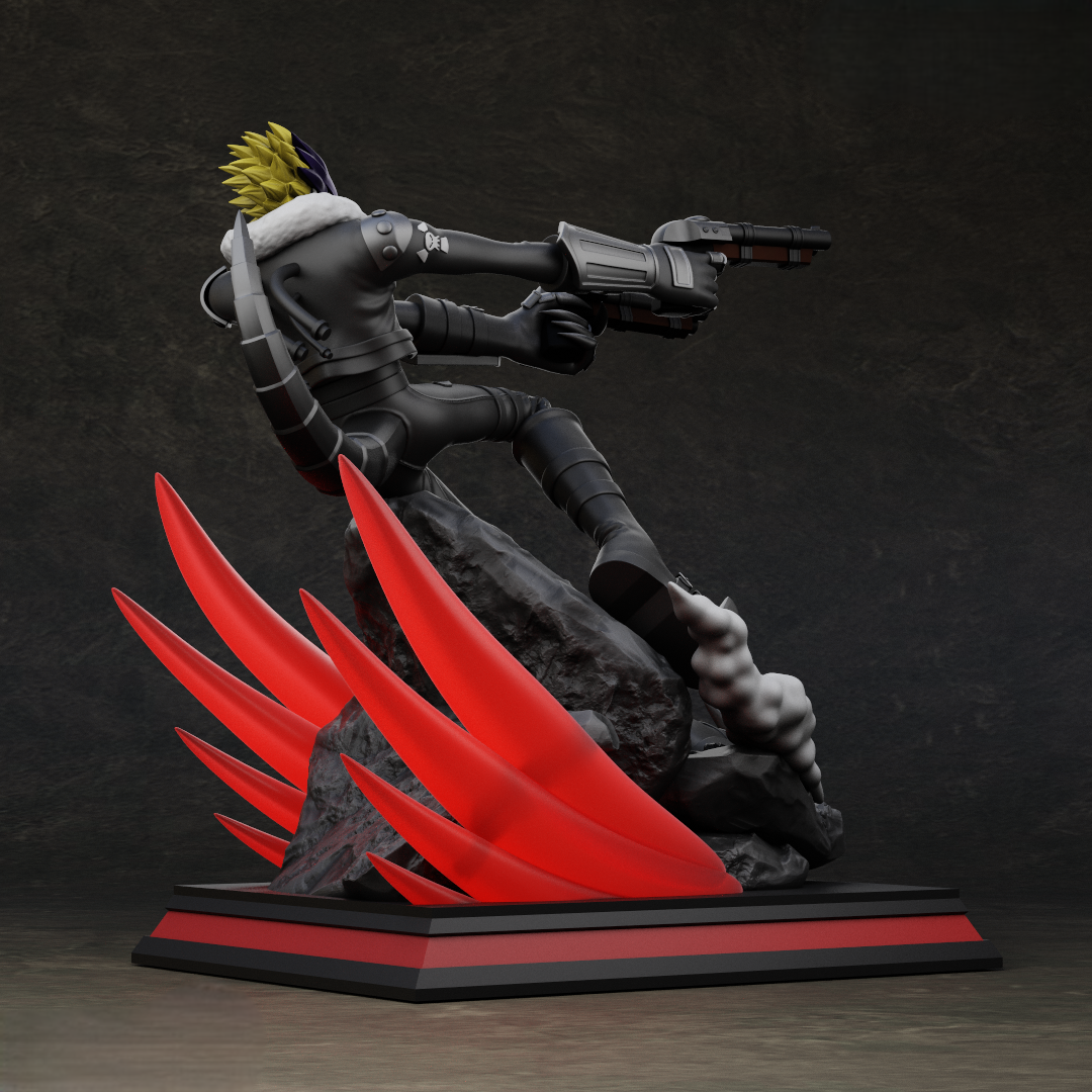 Black Window Figurine