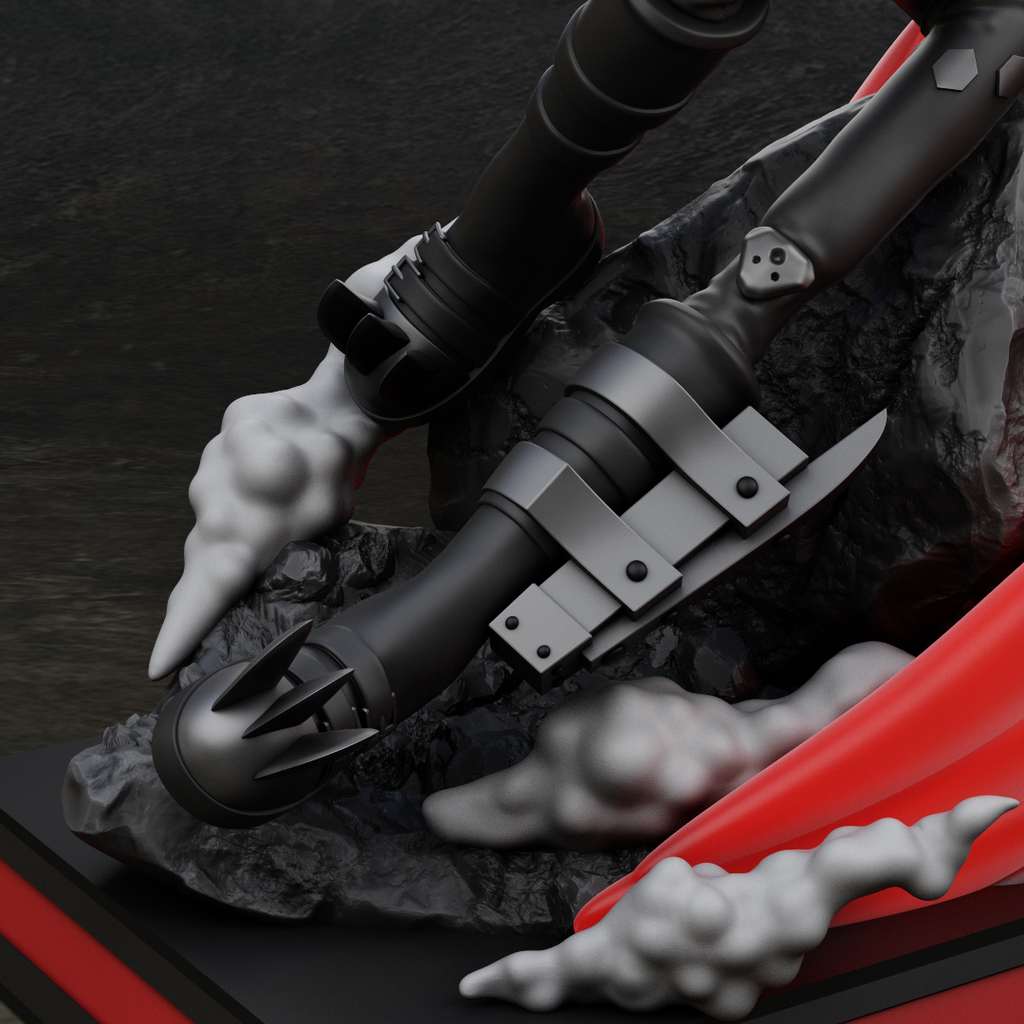 Black Window Figurine