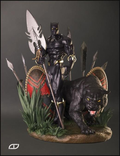 Figurine Black Panther & Panthère – vue principale