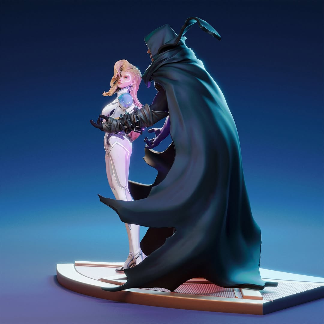 Figurine Cloak et Dagger – vue arrière