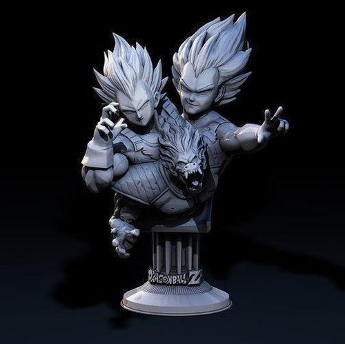 Fichier STL Buste Vegeta Dragon Ball – modèle 3D