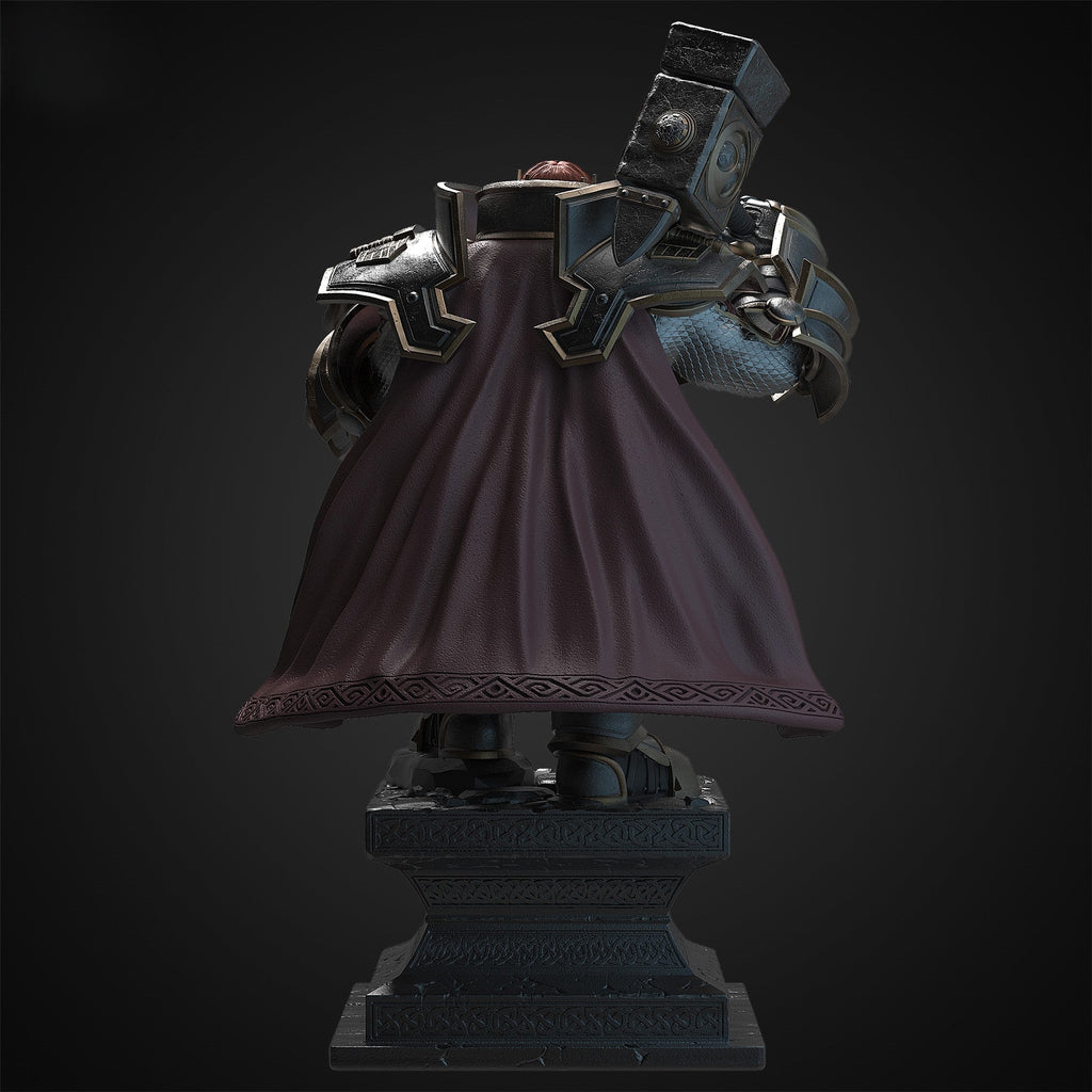 Fichier STL Magni Bronzebeard - Warcraft - IR3D