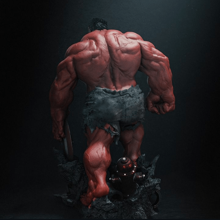 Fichier STL Red Hulk - Marvel - IR3D
