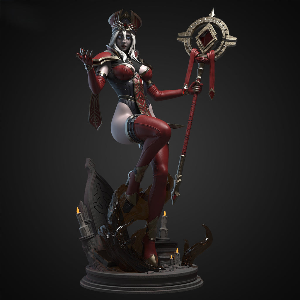 Fichier STL Sally Whitemane - Warcraft - IR3D