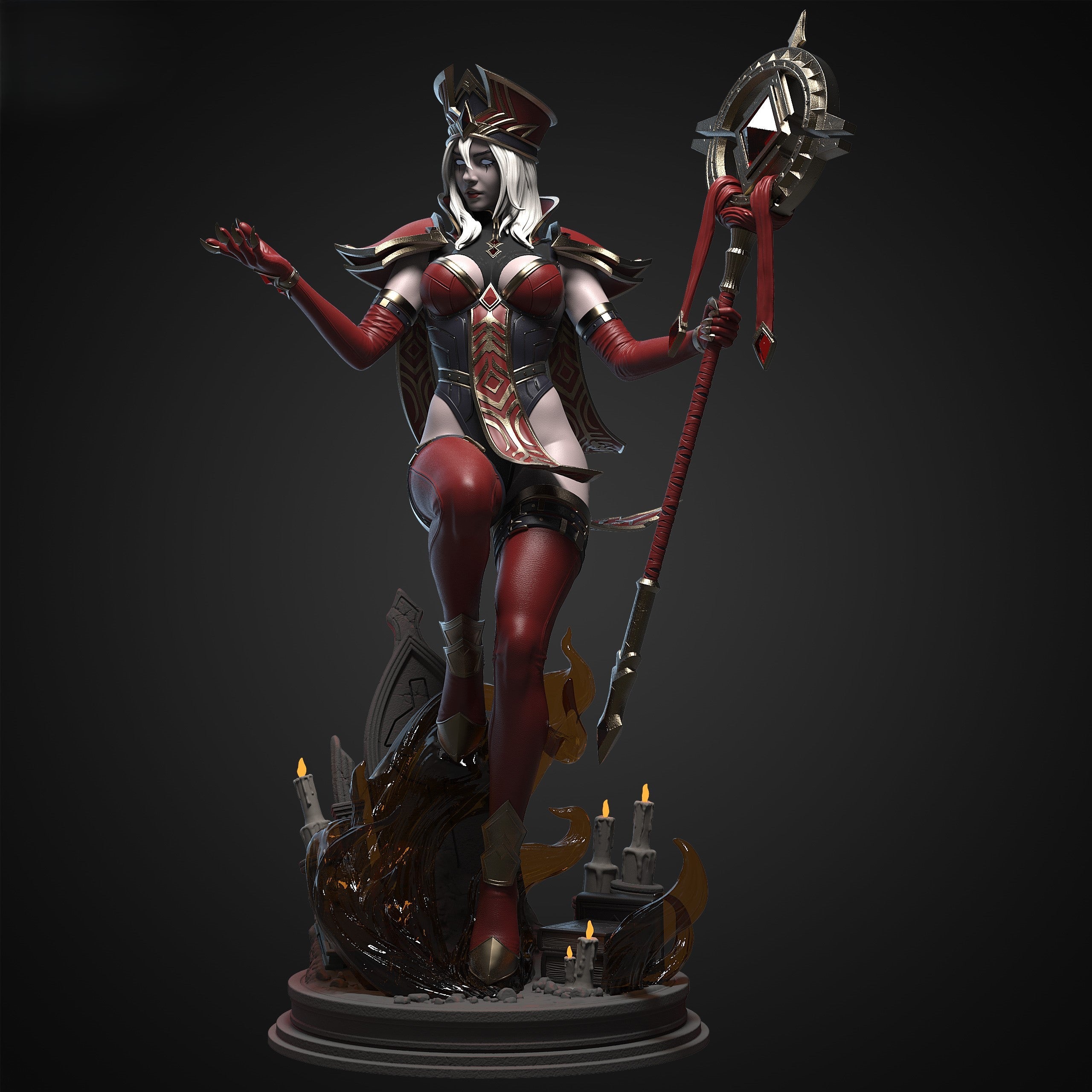 Fichier STL Sally Whitemane - Warcraft - IR3D