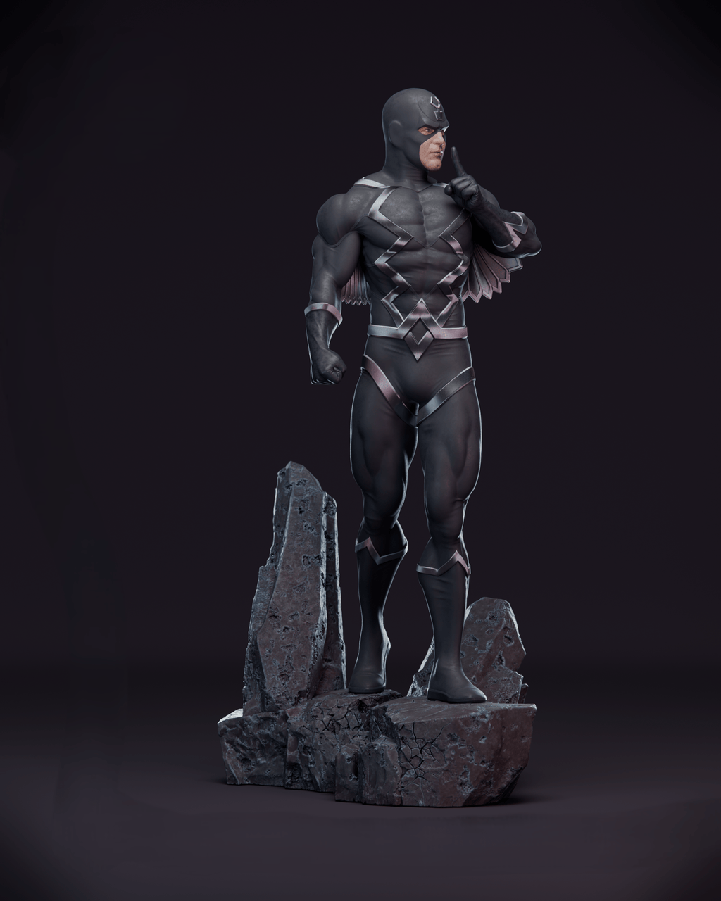 Figurine Black Bolt - IR3D