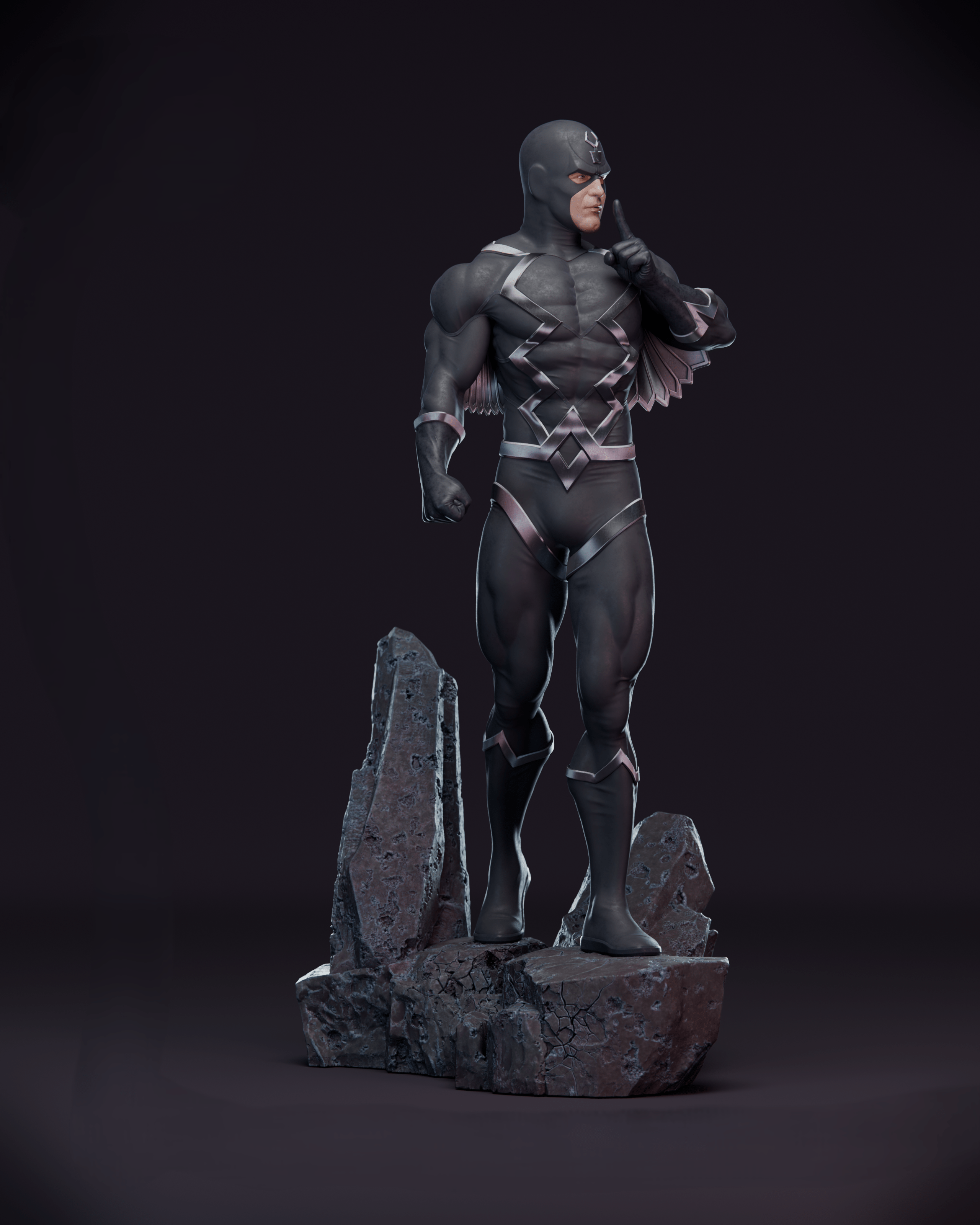 Figurine Black Bolt - IR3D