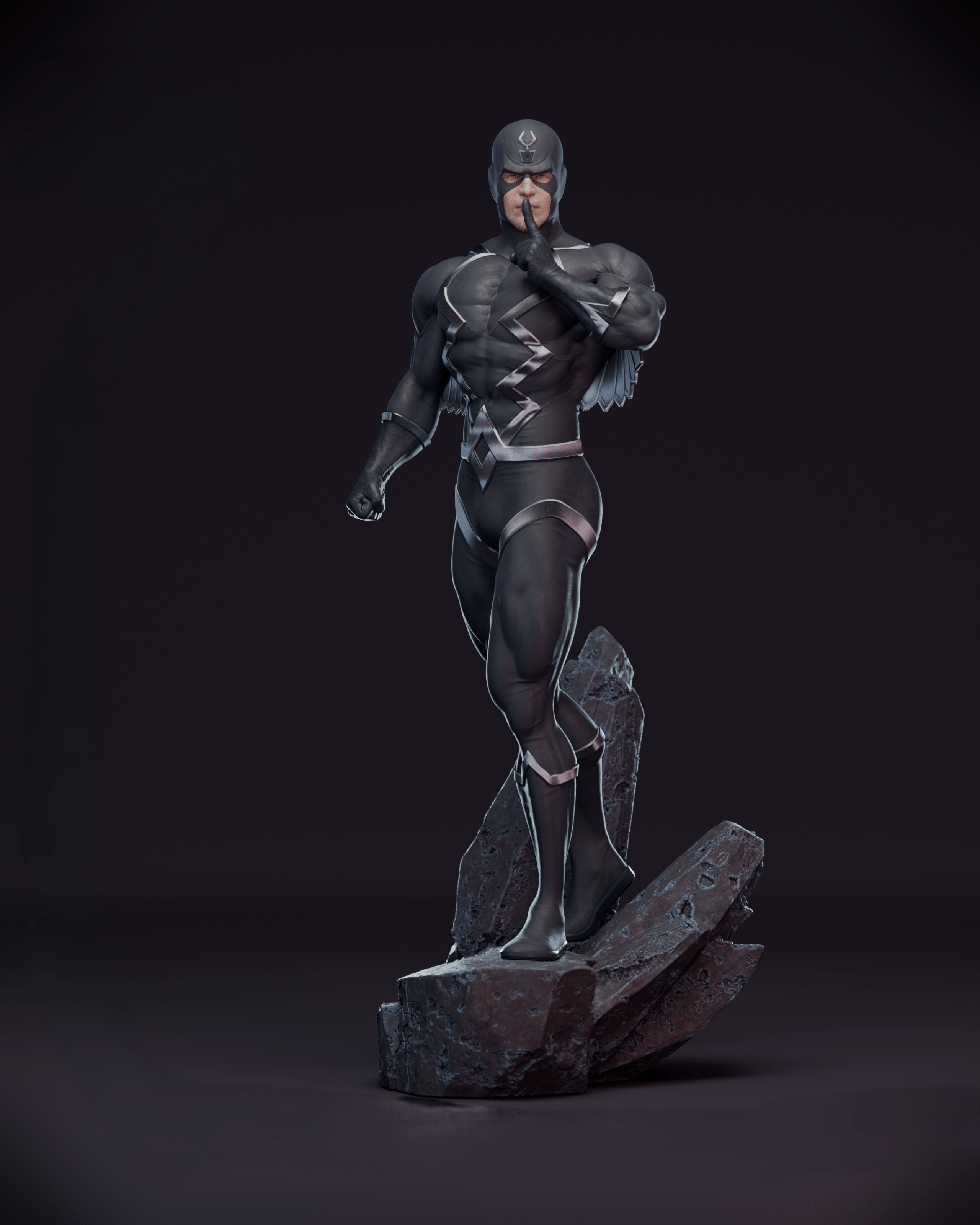 Figurine Black Bolt - IR3D