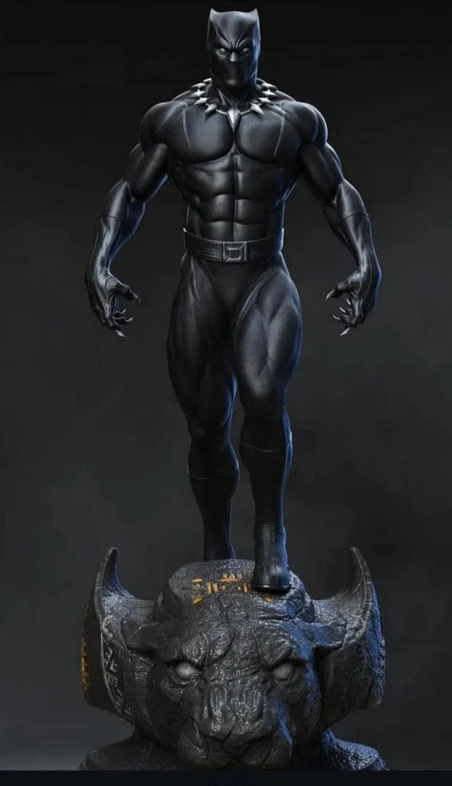 Figurine Black Panther - Marvel - IR3D