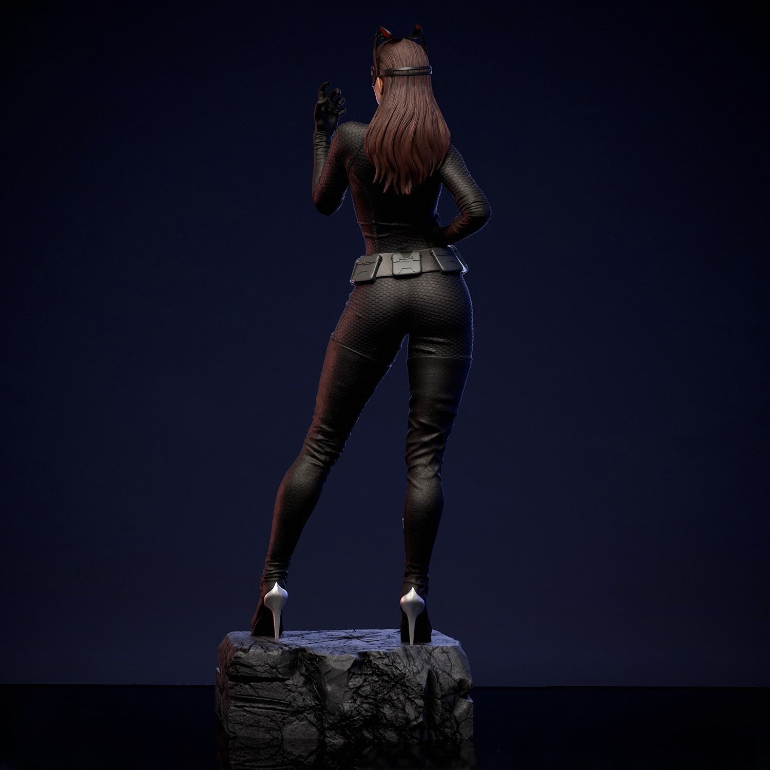 Figurine Catwoman - Modèle Inspiré DC Comics - IR3D