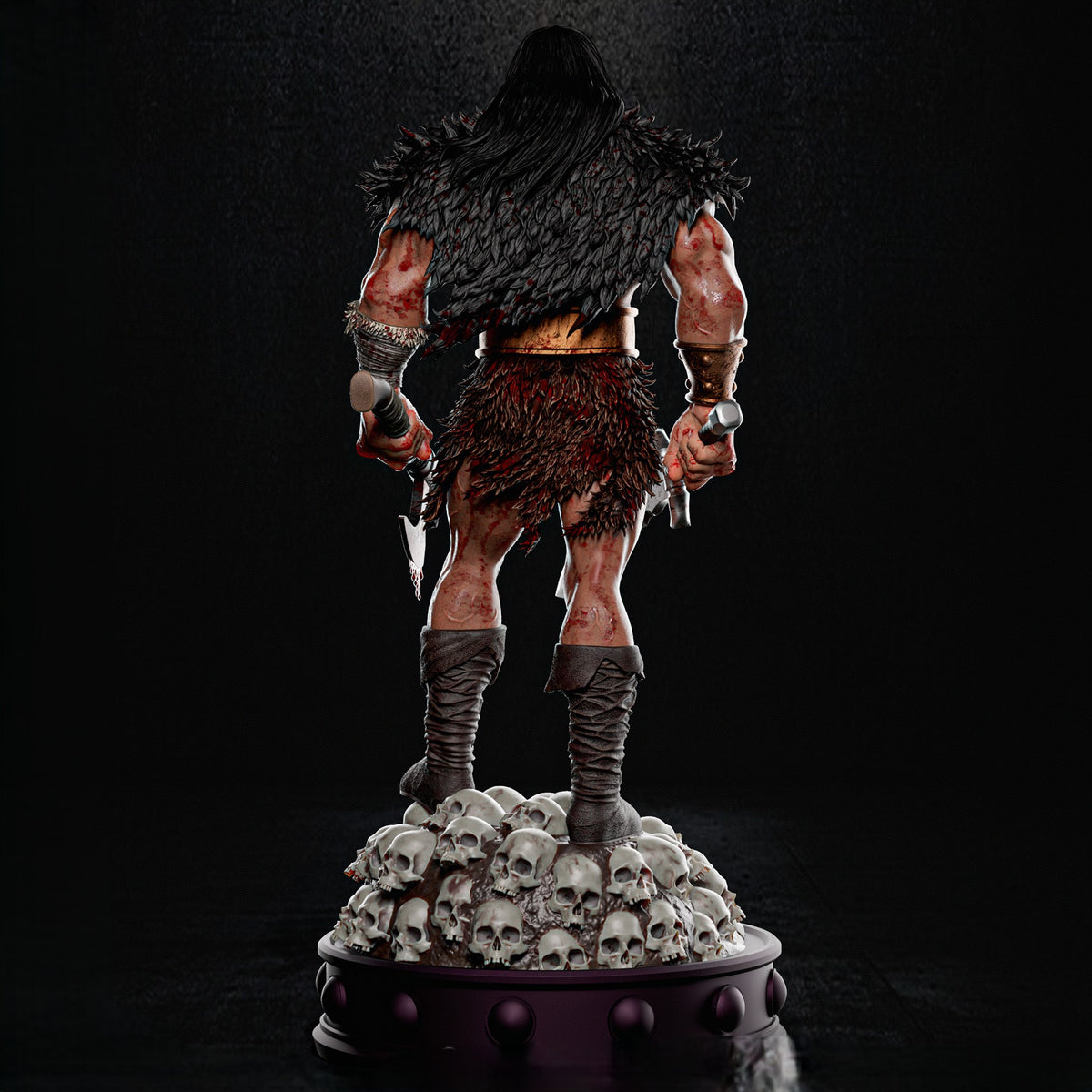 Figurine Conan le Barbare – vue arrière