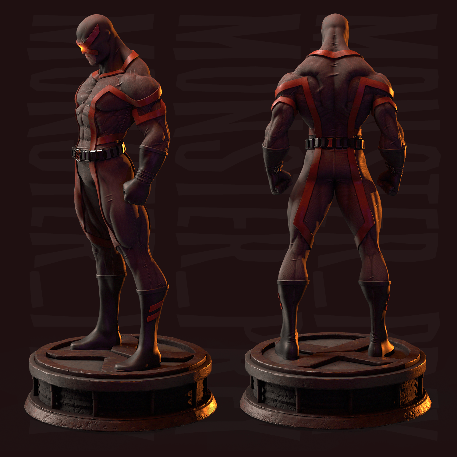 Figurine Cyclops - Marvel - IR3D