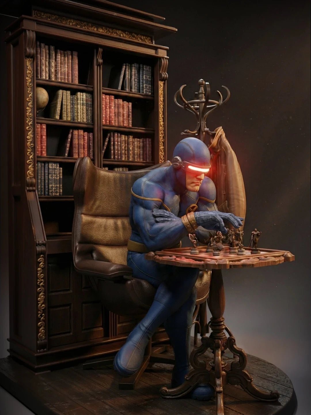 Figurine Cyclops X - Men – Statue Super - Héros Marvel - IR3D