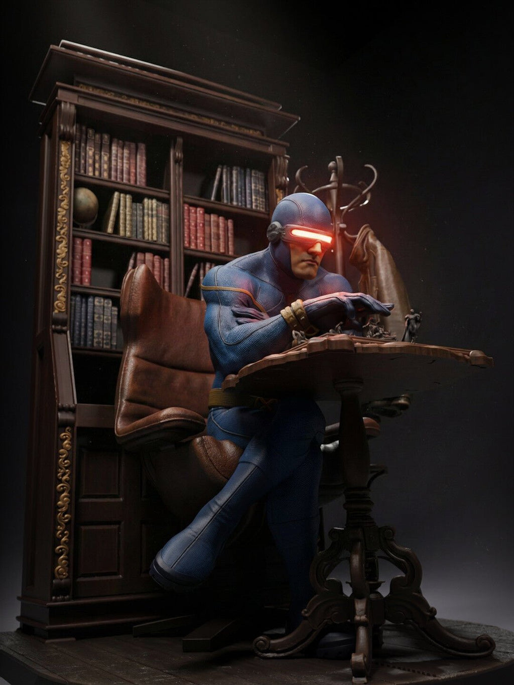 Figurine Cyclops X - Men – Statue Super - Héros Marvel - IR3D