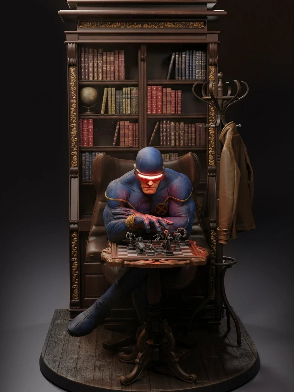 Figurine Cyclops X - Men – Statue Super - Héros Marvel - IR3D