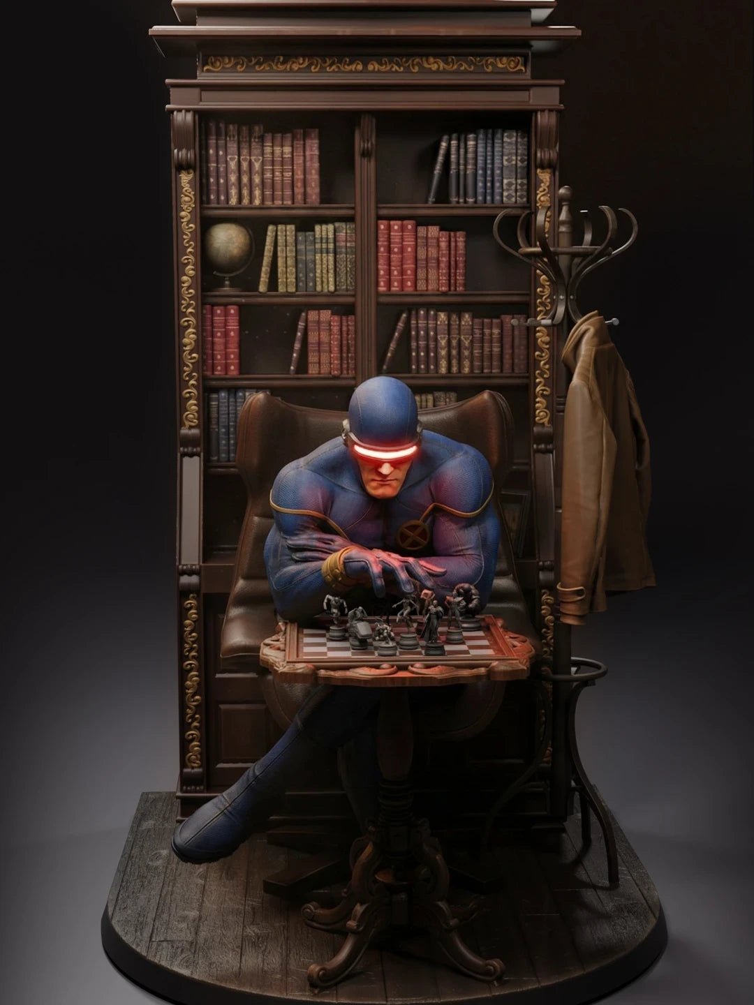 Figurine Cyclops X - Men – Statue Super - Héros Marvel - IR3D