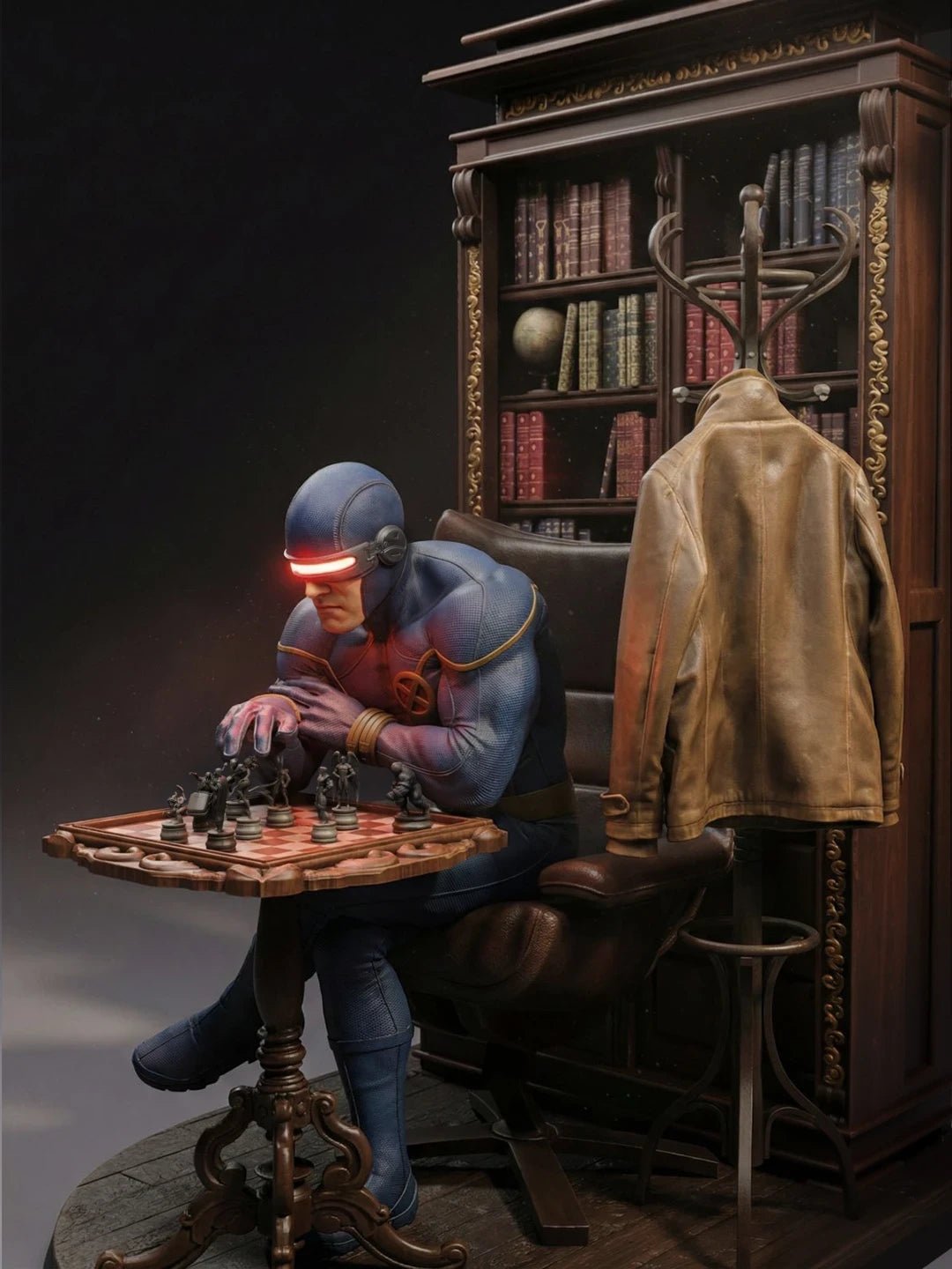 Figurine Cyclops X - Men – Statue Super - Héros Marvel - IR3D
