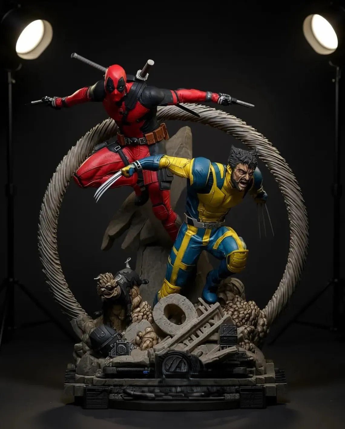 Figurine Deadpool and Wolverine - IR3D