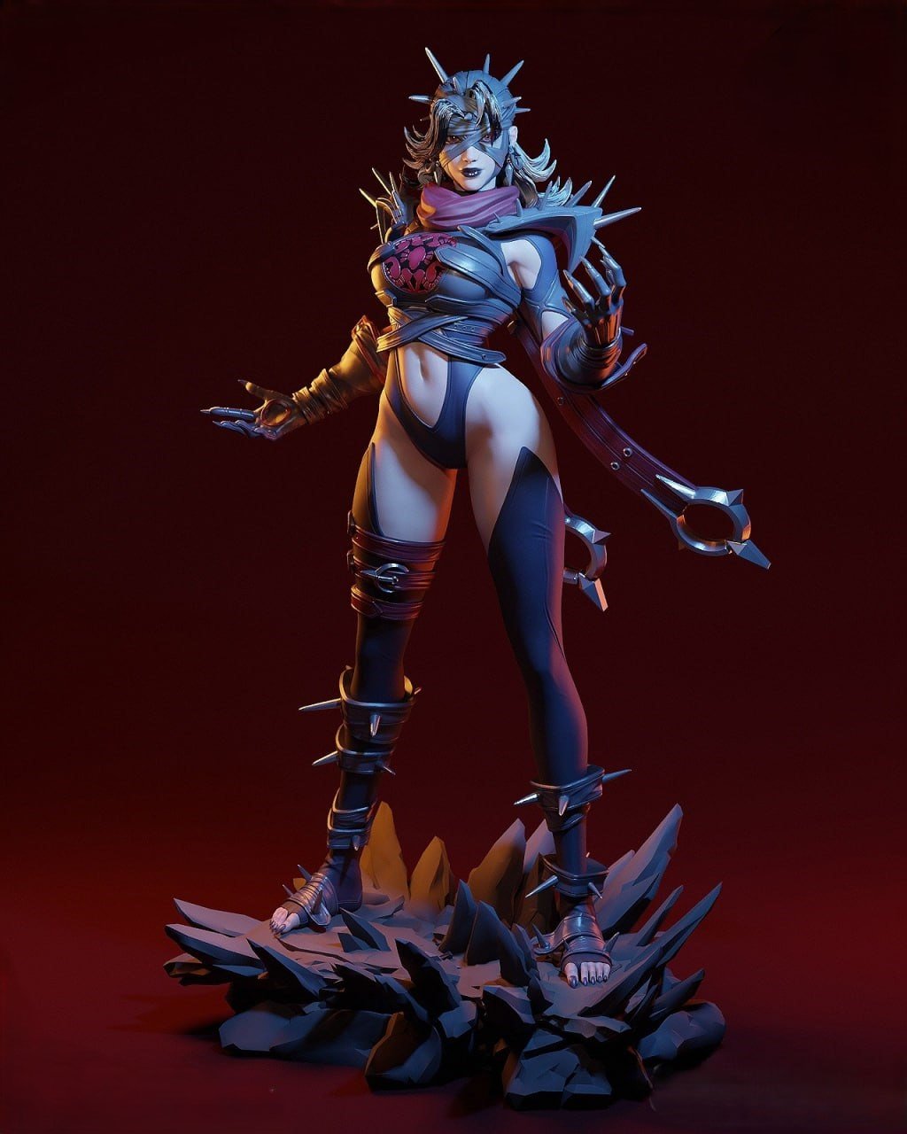 Figurine DMalicious Invisible Woman - IR3D