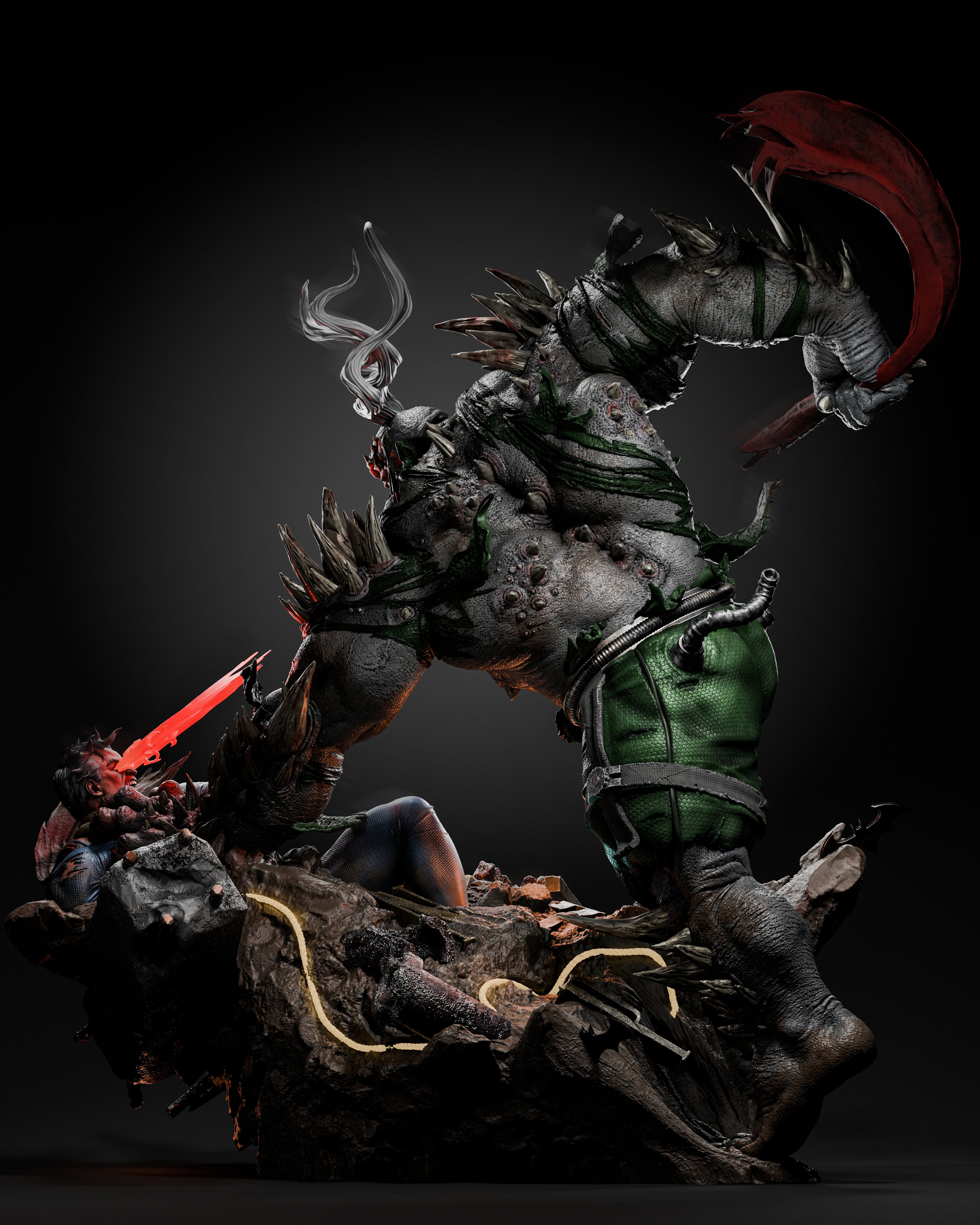 Figurine Doomsday vs Superman - IR3D