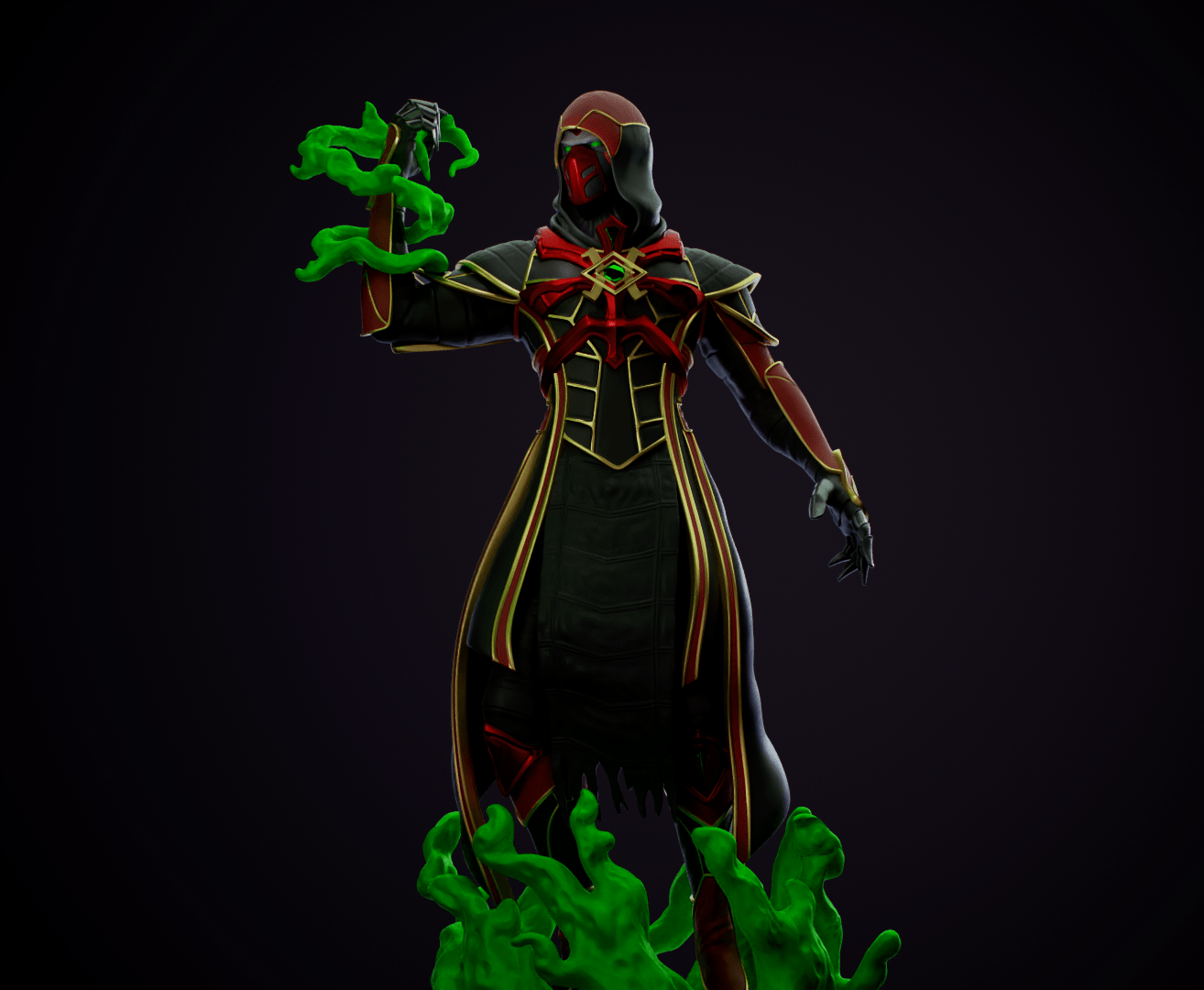 Figurine Ermac - Mortal Kombat - IR3D