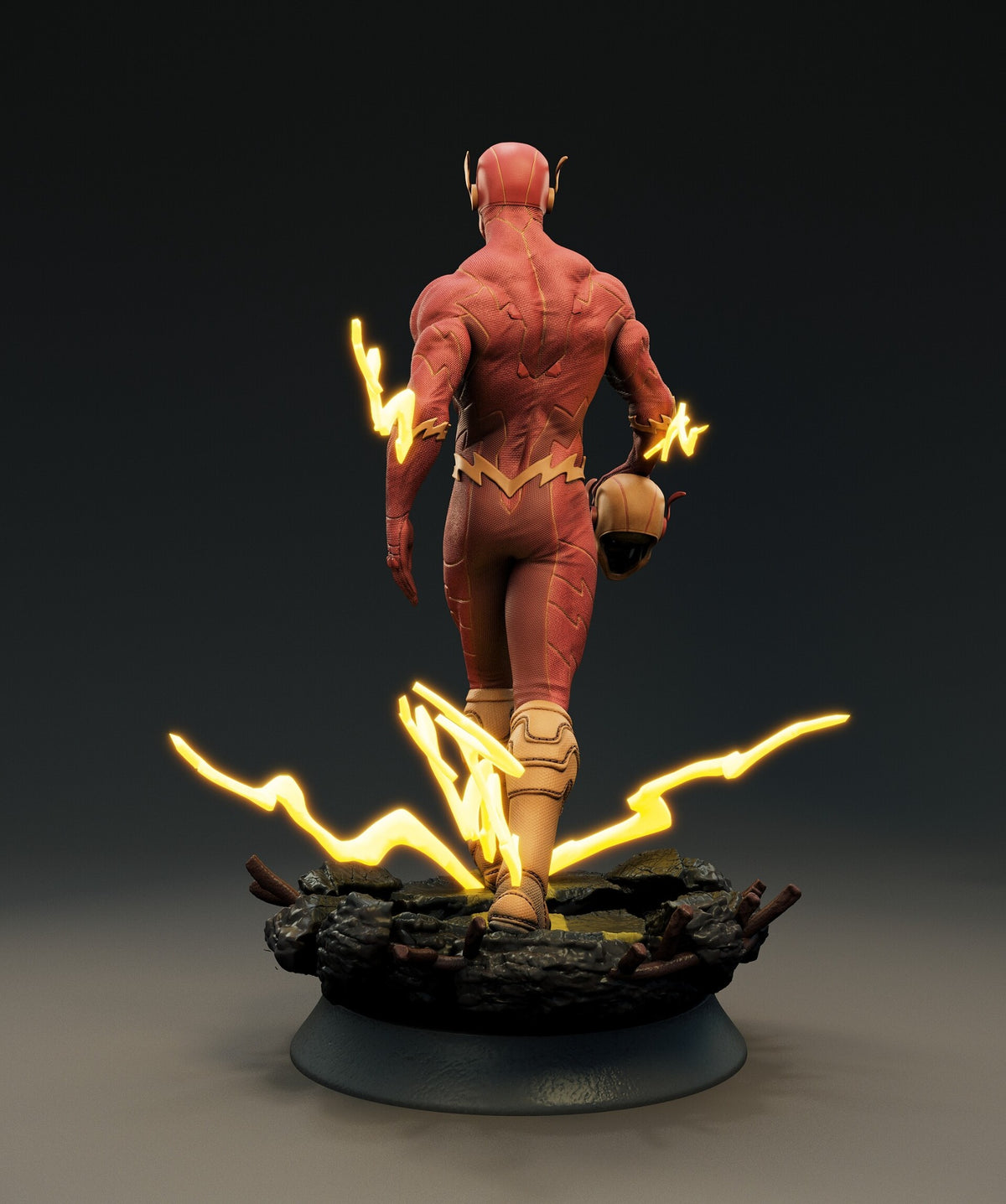Figurine Flash – DC Comics vue arrière