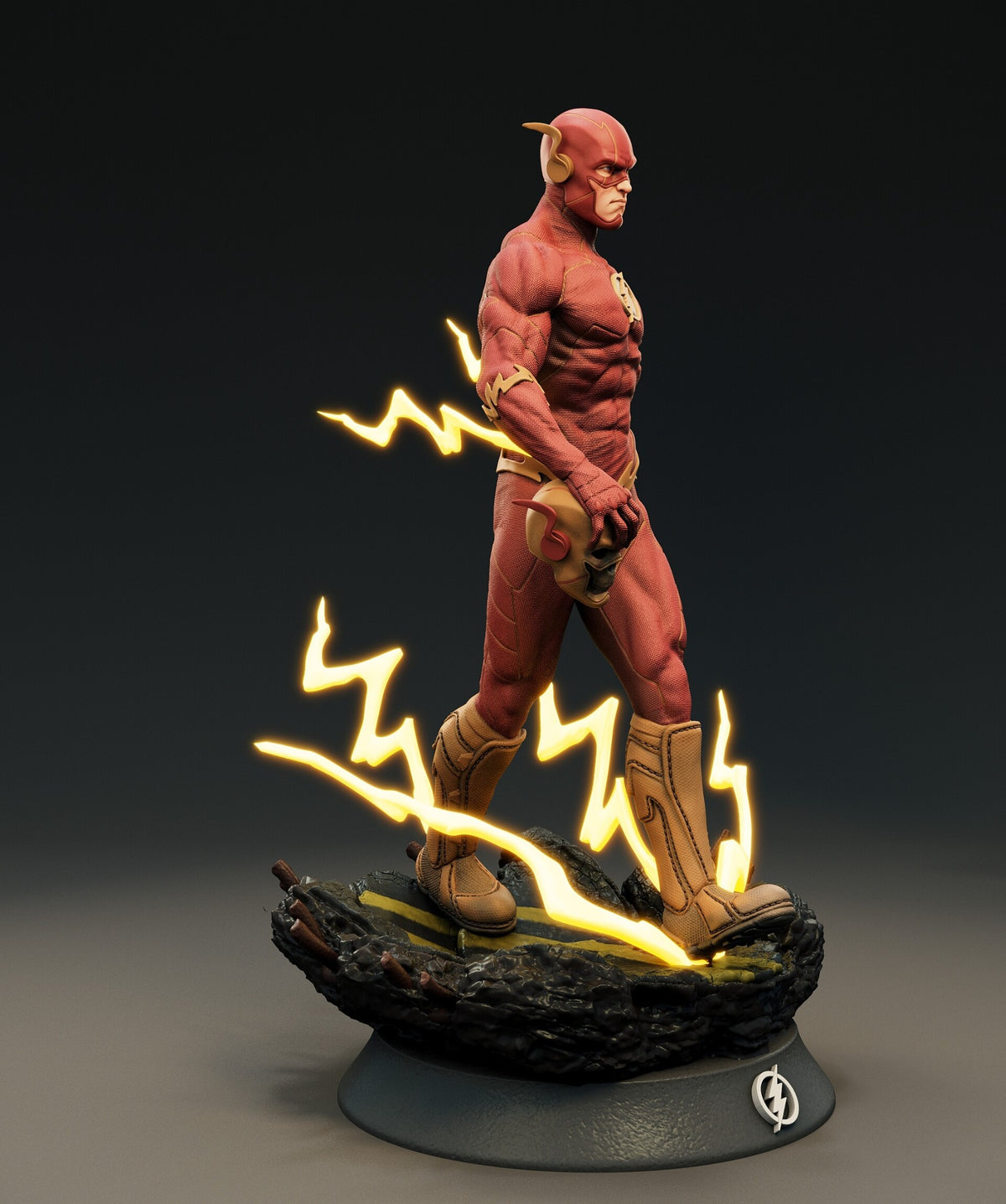 Figurine Flash – DC Comics vue latérale