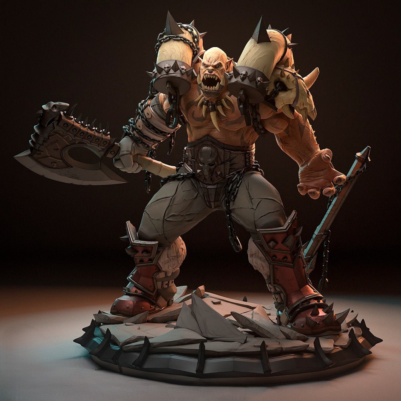 Figurine Garrosh World of Warcraft - IR3D