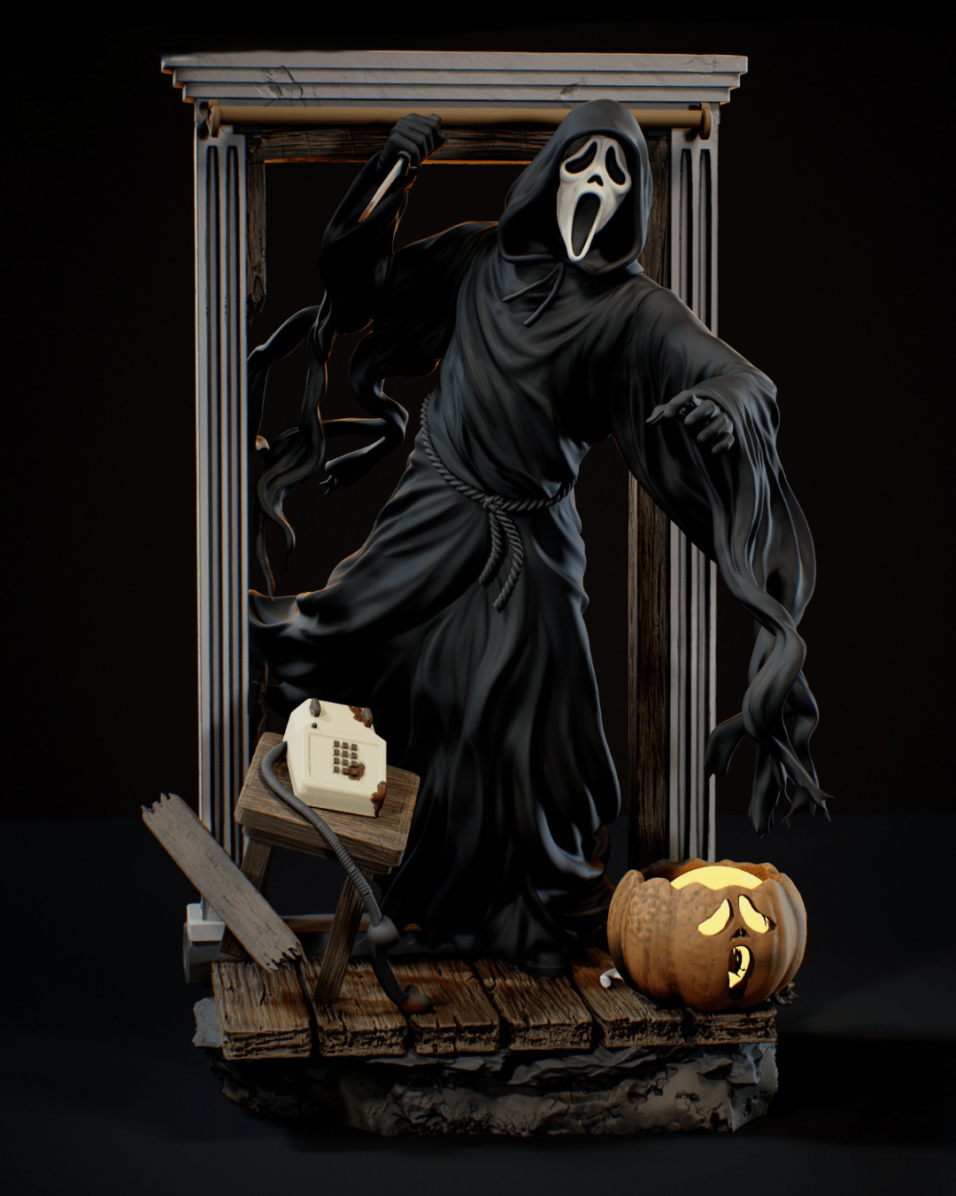 Figurine Ghostface - Scream - IR3D